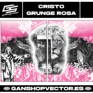 CRISTO GRUNGE ROSA
