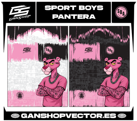 SPORT BOYS PANTERA ROSA