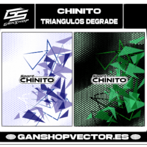 CHINITO TRIANGULOS DEGRADE