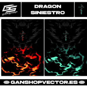 DRAGON SINIESTRO DEGRADE