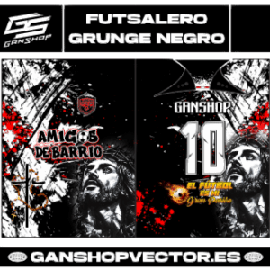 FUTSALERO GRUNGE NEGRO