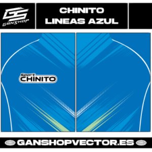 CHINITO LINEAS AZUL