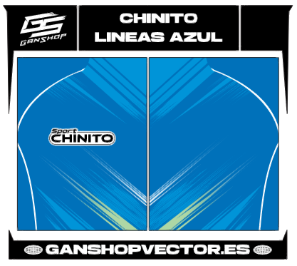 CHINITO LINEAS AZUL