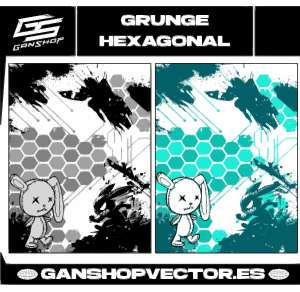 GRUNGE HEXAGONAL