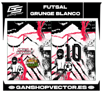 FUTSAL GRUNGE BLANCO