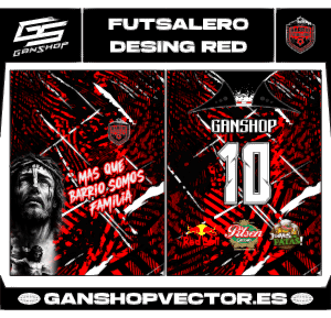 FUTSALERO DESING RED