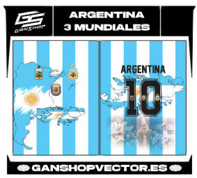 ARGENTINA 3 MUNDIALES