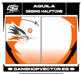 AGUILA DESING HALFTONE