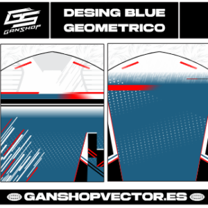 DESING BLUE GEOMETRICO