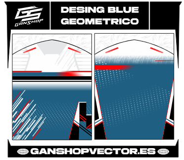DESING BLUE GEOMETRICO