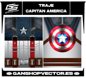 TRAJE CAPITAN AMERICA