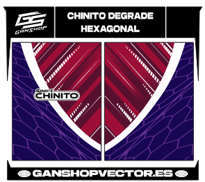 CHINITO DEGRADE HEXAGONAL