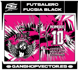 FUTSALERO FUCSIA BLACK