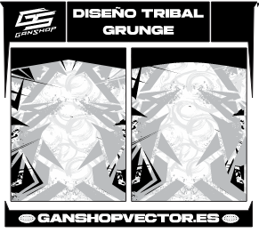 DISEÑO TRIBAL GRUNGE