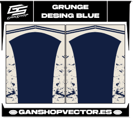 GRUNGE DESING BLUE