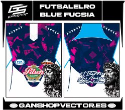 FUTSALERO BLUE FUCSIA