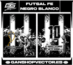 FUTSAL FE BLANCO NEGRO