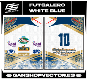 FUTSALERO WHITE BLUE