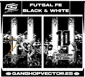 FUTSAL BLACK & WHITHE