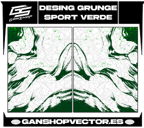 DESING GRUNGE SPORT VERDE