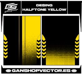 DESING HALFTONE YELLOW