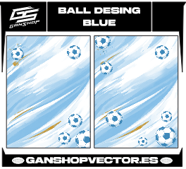 BALL DESING BLUE