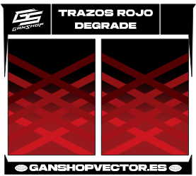 TRAZOS ROJO DEGRADE